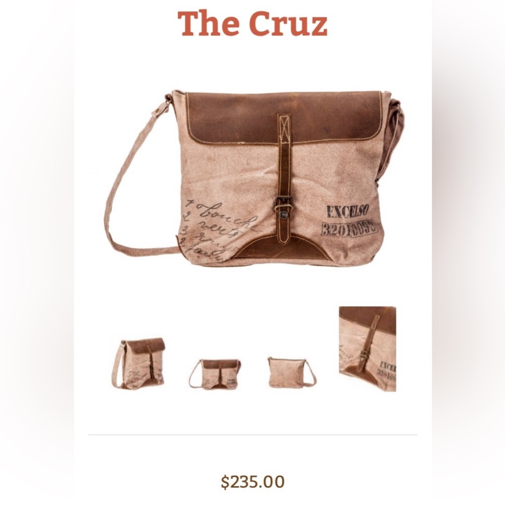 NWT The Cruz Crossbody Bag by The Barrelshack. Retails for $235 Asking $100